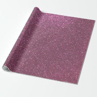 Chic Elegant Plum Purple Sparkly Glitter