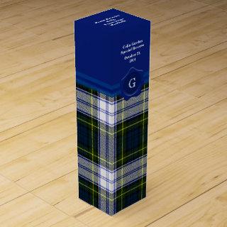 Chic Gordon Dress Plaid Custom Wine Box