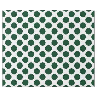 Chic Green Polka Dot Pattern Birthday