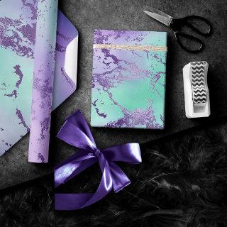 Chic Marble | Violet Lavender Purple Mint Green