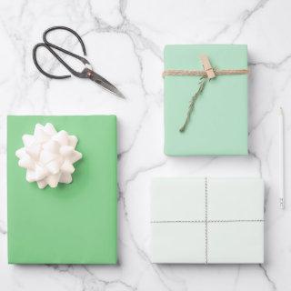 Chic Modern Light Green Simple Solid Shades  Sheets