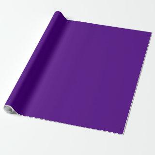 Chic Solid Indigo Purple