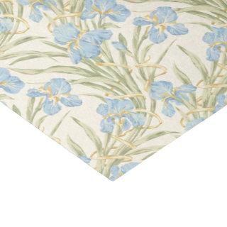 Chic Vintage Blue Iris Tissue Paper