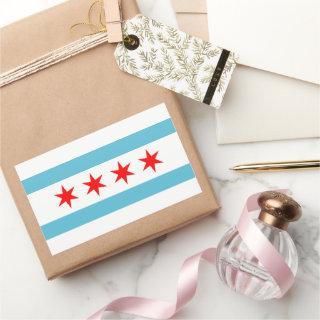 Chicago City flag Rectangular Sticker