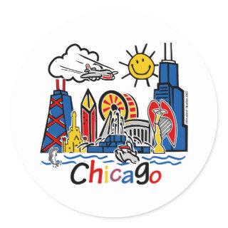 Chicago-KIDS-[Converted] Classic Round Sticker