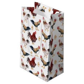 Chicken Farm Animal Pattern  Small Gift Bag