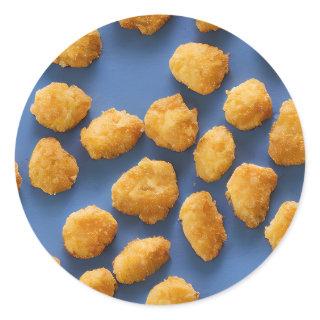 Chicken Nugget bag Classic Round Sticker