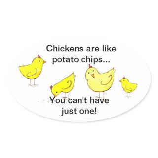 Chicken Potato Chip Sticker