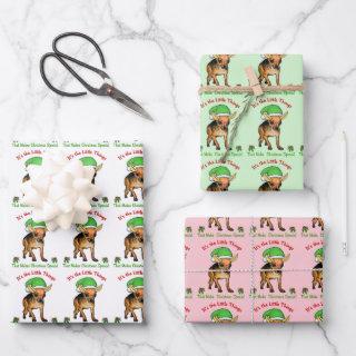 Chihuahua Elf Christmas  Sheets