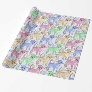 Chihuahua Lover Colorful Pattern