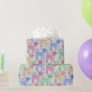 Chihuahua Lover Colorful Pattern