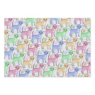 Chihuahua Lover Colorful Pattern  Sheets