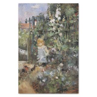 Child in the Rose Garden by Berthe Morisot Tissue Paper