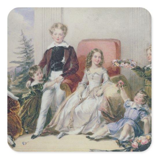 Children of Elhanan Bicknell Square Sticker