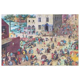 Children’s Games, Pieter Bruegel Tissue Paper