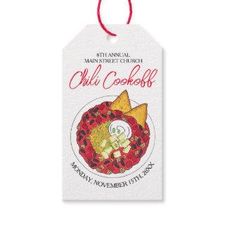 Chili Chilli Soup Cookoff Competition Supper Food Gift Tags