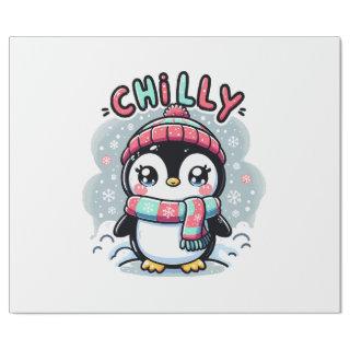 Chilly Penguin Snowy Scarf Hug