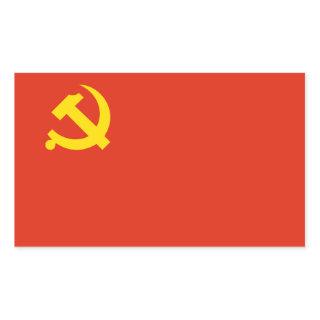 Chinese Communist Party Flag Sticker