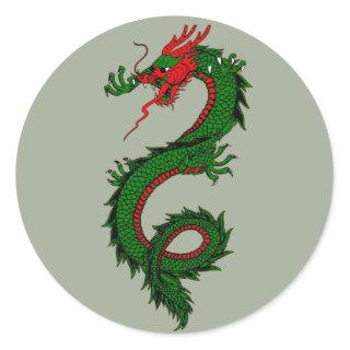 Chinese dragon stickers