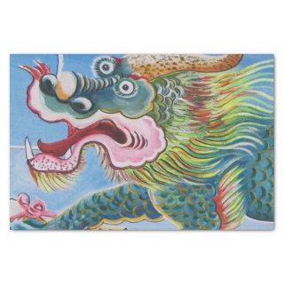 Chinese Foo Dog / Lion Guardian Mural Tissue Paper