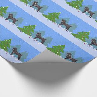 Chinese Shar-Pei Decorating Christmas Tree -forest