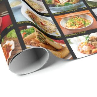 Chinese Takeout Restaurant Photo Menu Board