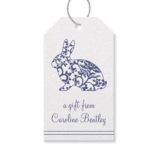 Chinoiserie Bunny Rabbit Gift Tags