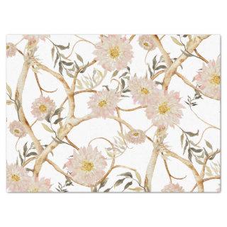 Chinoiserie Floral Tree Peony Greenery Decoupage Tissue Paper