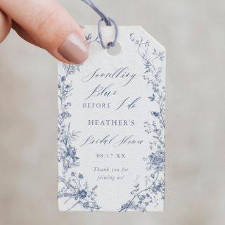 Chinoiserie Something Blue Bridal Shower Gift Tags