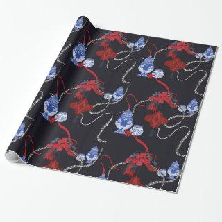 Chinoiserie Zebra & Ribbons