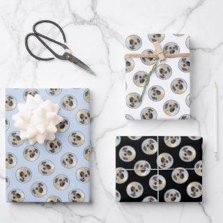 Chinook Drop Ear Painting Original Sled Dog Art  Sheets