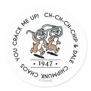 Chipmunk Chaos Crew Classic Round Sticker