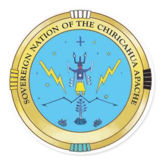 Chiricahua Apache National Foundation Classic Round Sticker