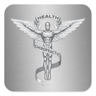 Chiropractic Emblem Logo Stickers