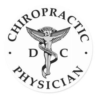 Chiropractic Physician Logo Stickers