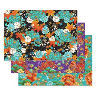 Chiyogami Yuzen Washi Style pattern paper sheets