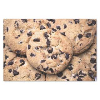 Chocolate Chip Cookie close-up Tissue Paper
