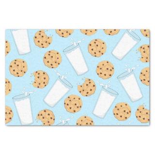 Chocolate Chip Cookie Kids 1st Birthday Party Blue Tissue Paper