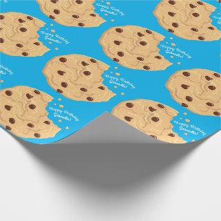 Chocolate Chip Cookie Kids 1st Birthday Party Blue