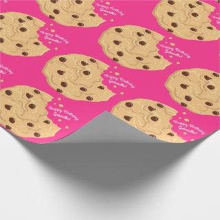 Chocolate Chip Cookie Kids 1st Birthday Party Pink