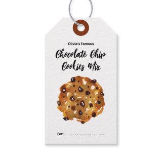 Chocolate Chip Cookies Jar Mix  Gift Tags