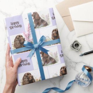 Chocolate Cocker Spaniel Birthday