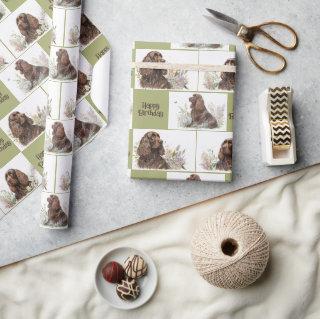 Chocolate Cocker Spaniel Birthday