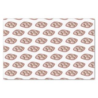 Chocolate eclair cartoon illustration  tissue paper