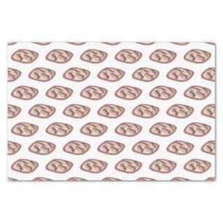 Chocolate eclair cartoon illustration  tissue paper