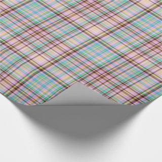 Chocolate Pastels Plaid 5-Gift