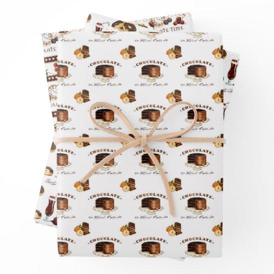 Chocolate Time Pattern  Sheets