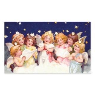 Choir of Angels Rectangular Sticker