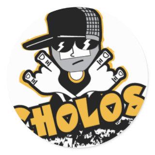 Cholos by BuDu Classic Round Sticker