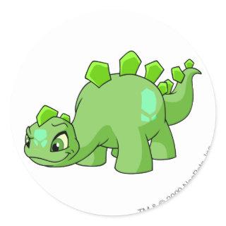 Chomby Green Classic Round Sticker